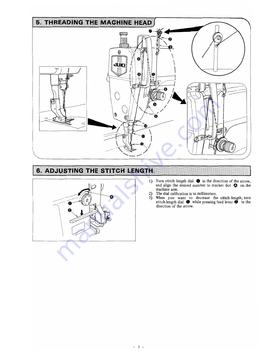 JUKI DDL-5530 Instruction Book Download Page 5