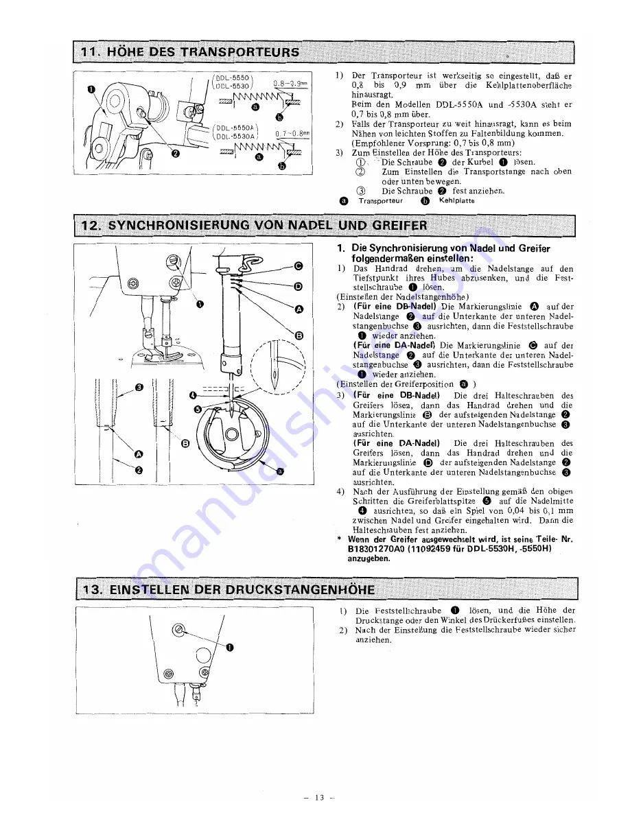 JUKI DDL-5530 Instruction Book Download Page 15