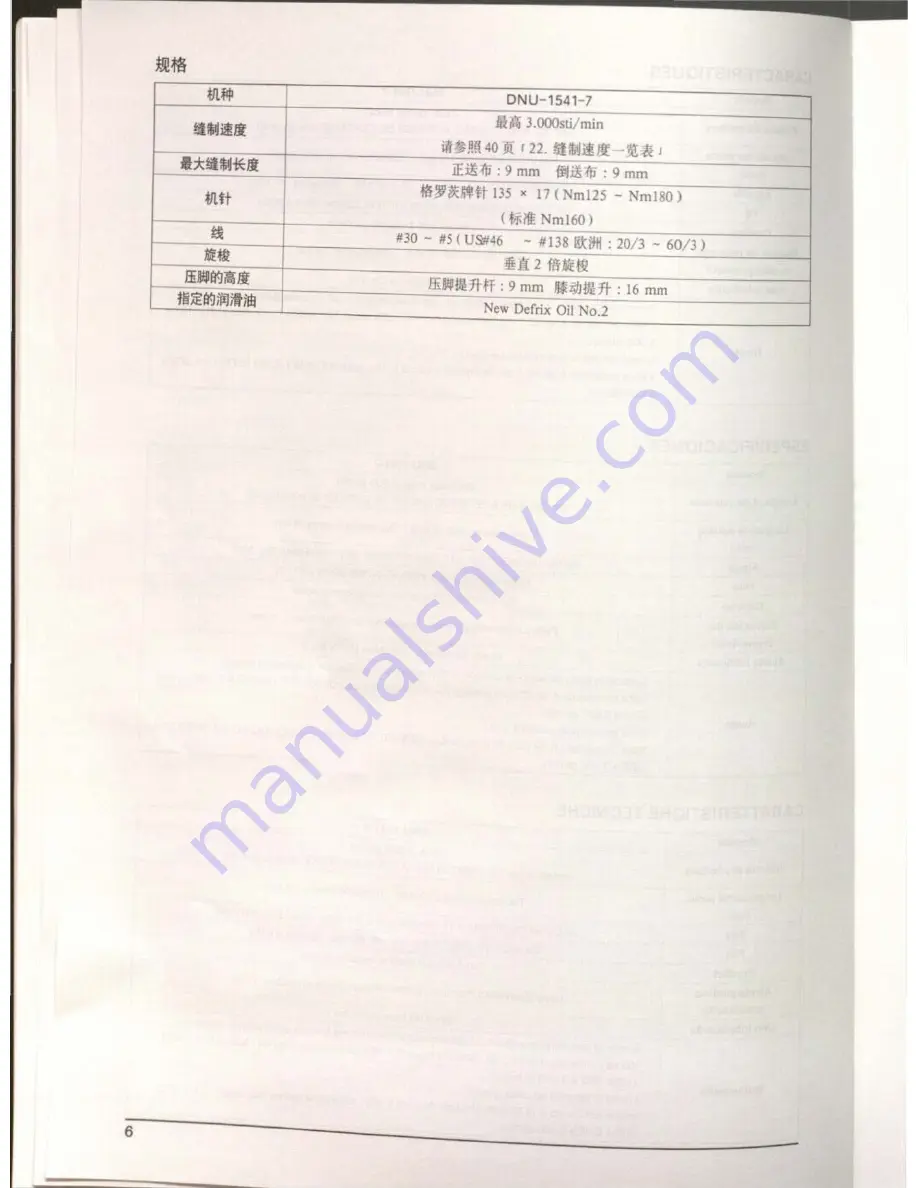 JUKI DNU-1541-7 Instruction Manual Download Page 9