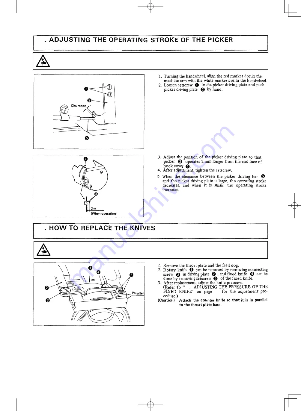 JUKI DSC-246 Instruction Manual Download Page 23