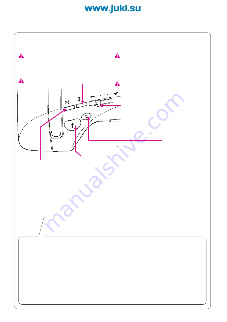 JUKI Exceed F-300 Instruction Manual Download Page 18