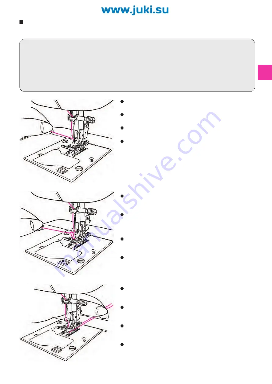 JUKI Exceed F-300 Instruction Manual Download Page 43