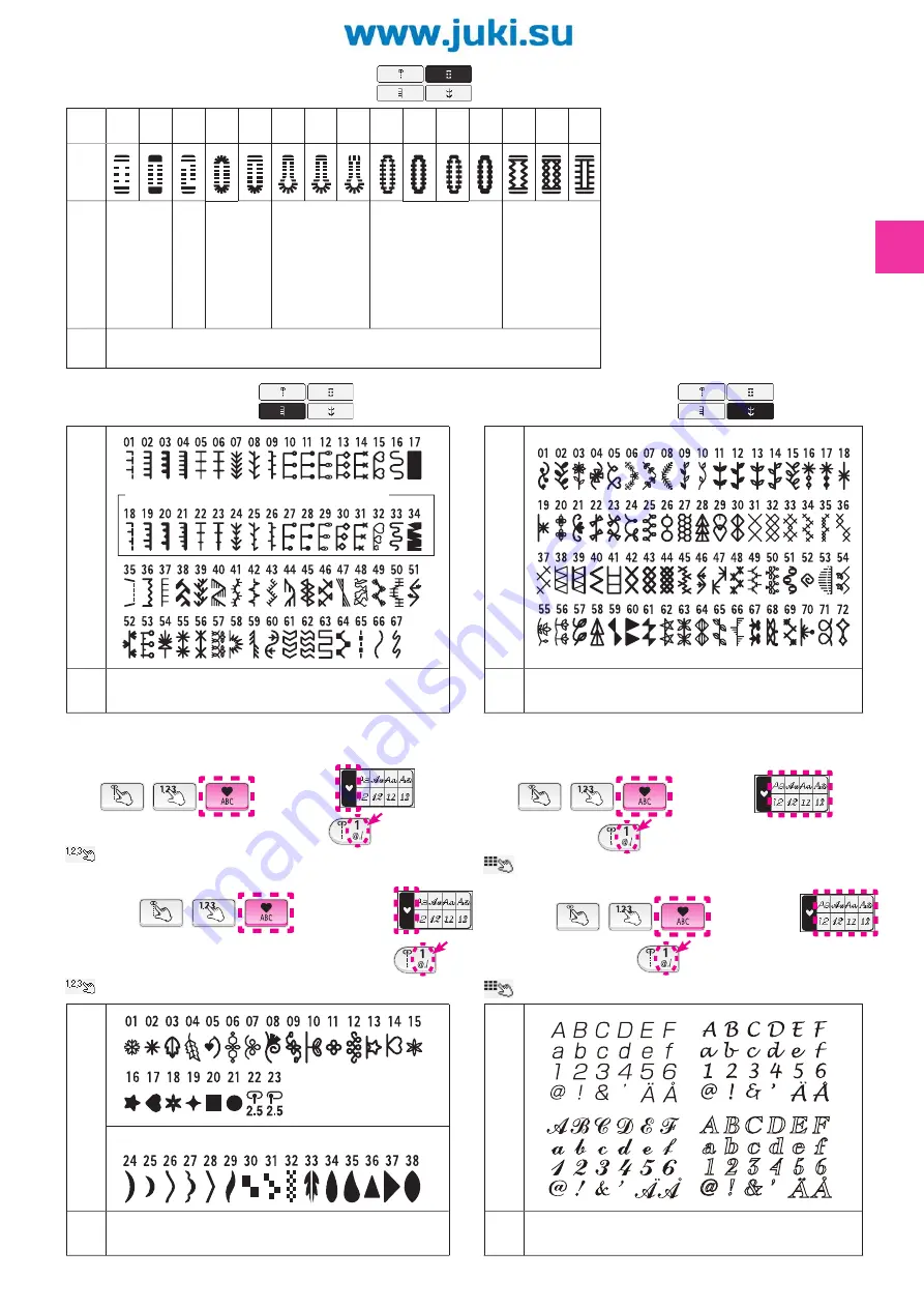 JUKI Exceed F-300 Instruction Manual Download Page 53