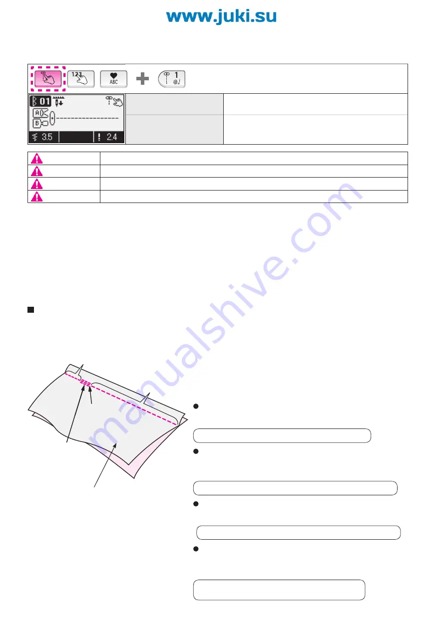 JUKI Exceed F-300 Instruction Manual Download Page 90