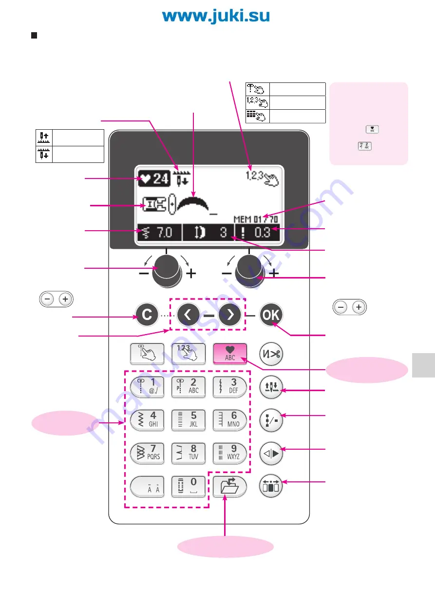 JUKI Exceed F-300 Instruction Manual Download Page 117