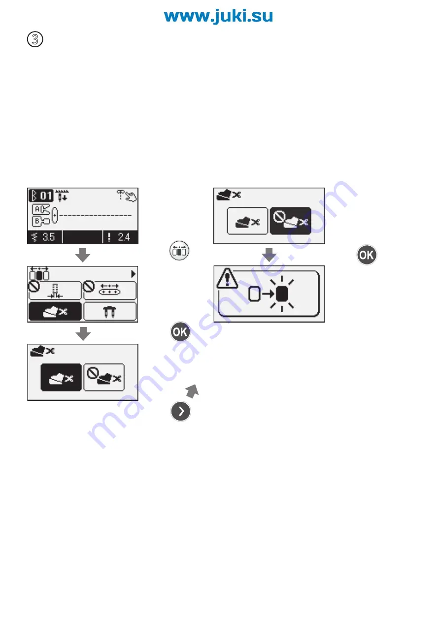 JUKI Exceed F-300 Instruction Manual Download Page 130