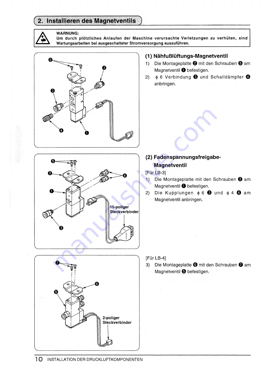 JUKI LB-3 Instruction Manual Download Page 116