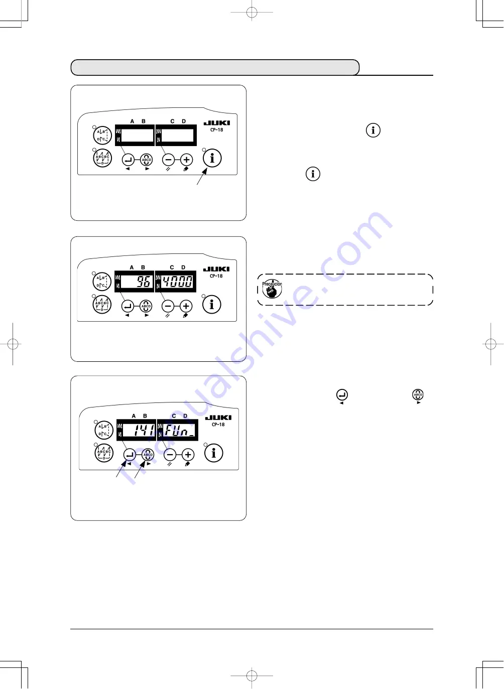 JUKI LB-6 Instruction Manual Download Page 208