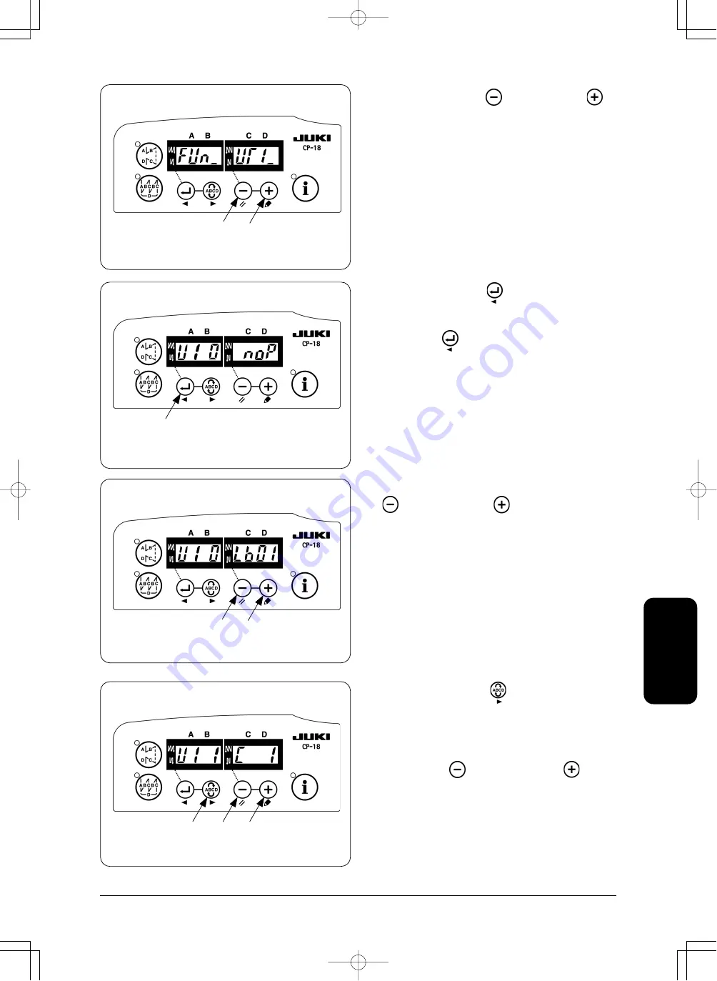 JUKI LB-6 Instruction Manual Download Page 259