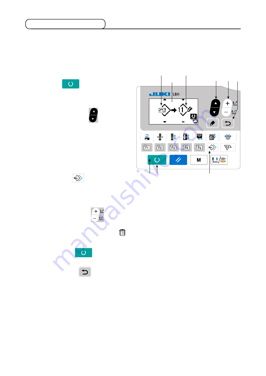 JUKI LBH-1790A Series Instruction Manual Download Page 42