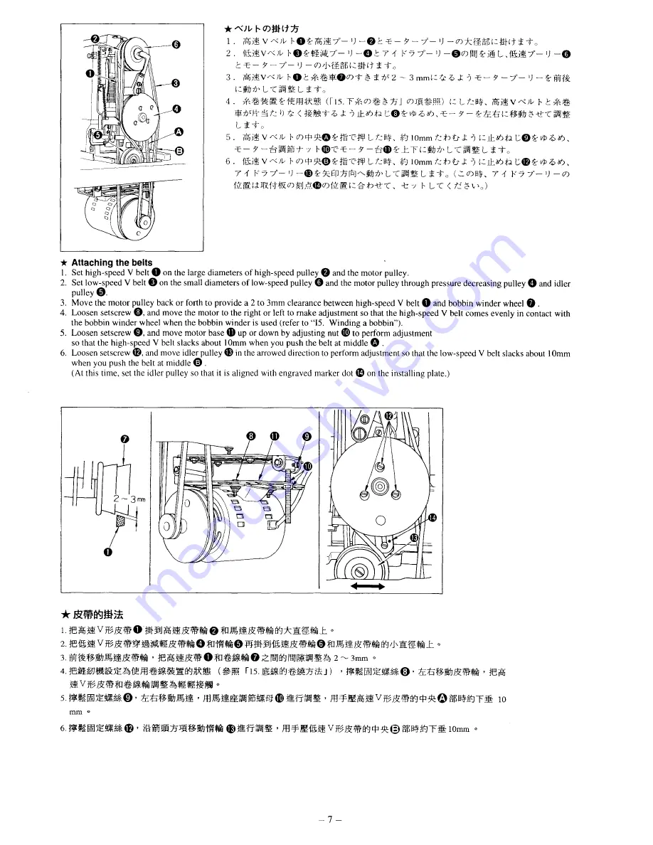 JUKI LK-1850 Series Скачать руководство пользователя страница 20