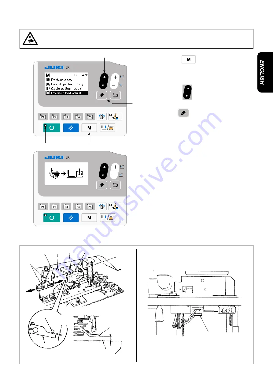 JUKI LK1903B-311 Instruction Manual Download Page 21