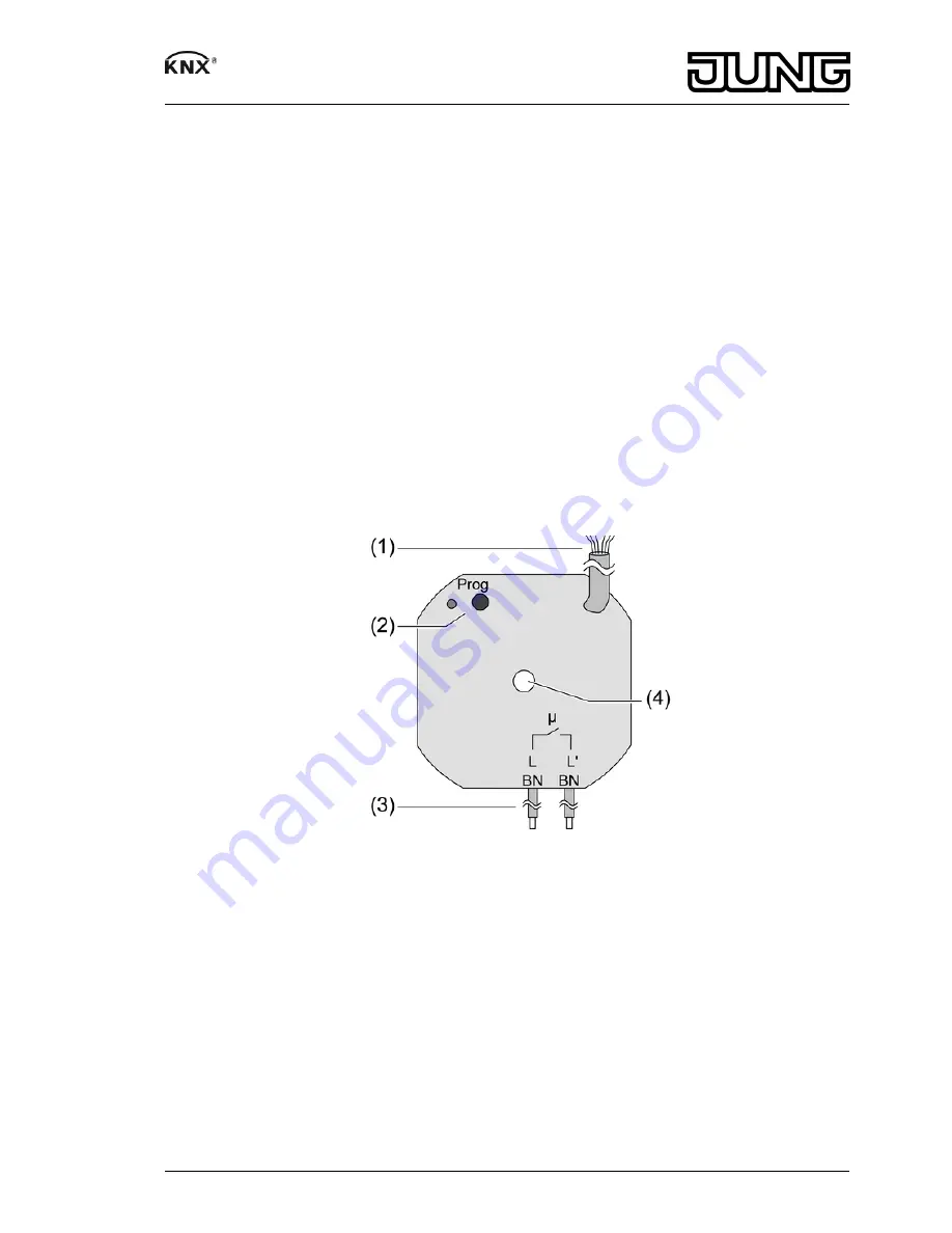 Jung KNX 2131.16 UP Operating Instructions Manual Download Page 1