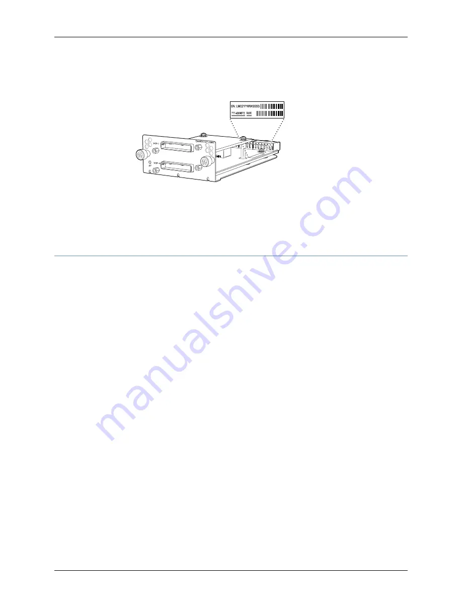 Juniper EX4550 Hardware Manual Download Page 260