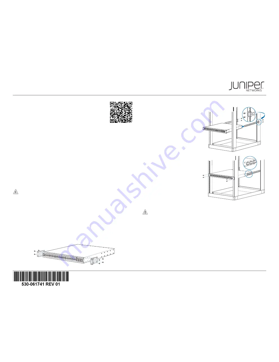 Juniper OCX1100-48SX Скачать руководство пользователя страница 1