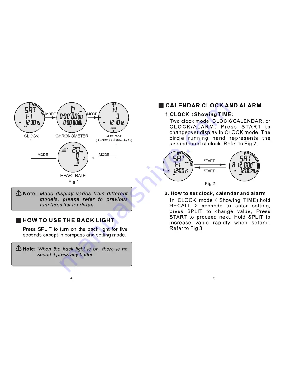 JUNSD JS-703 Instruction Manual Download Page 5