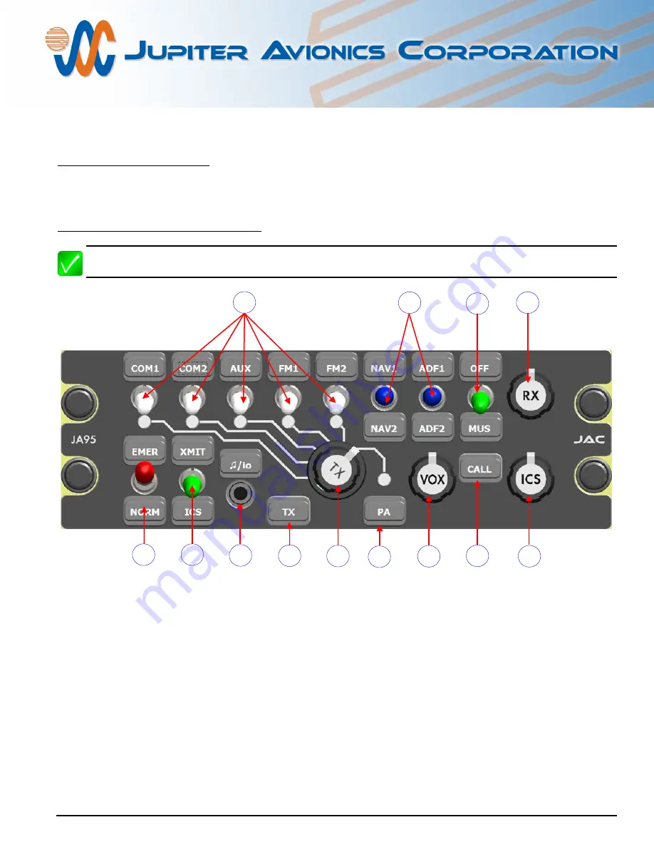 Jupiter Avionics JA95-091 Скачать руководство пользователя страница 22