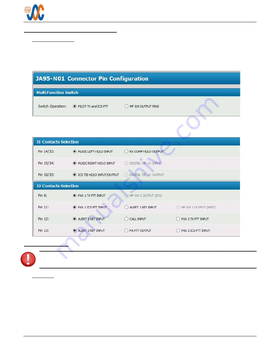 Jupiter Avionics JA95-N01 Installation And Operating Manual Download Page 15