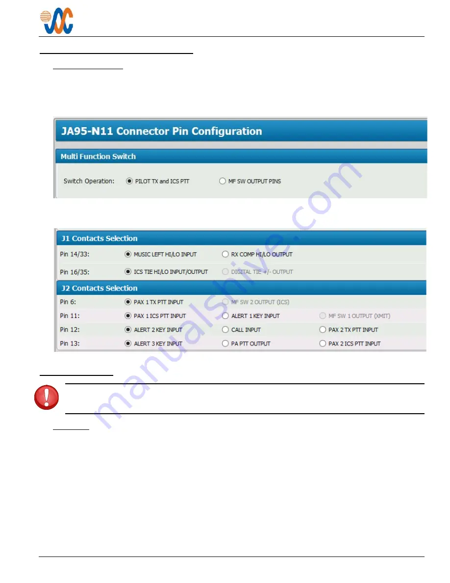 Jupiter Avionics JA95-N11 Installation And Operating Manual Download Page 15