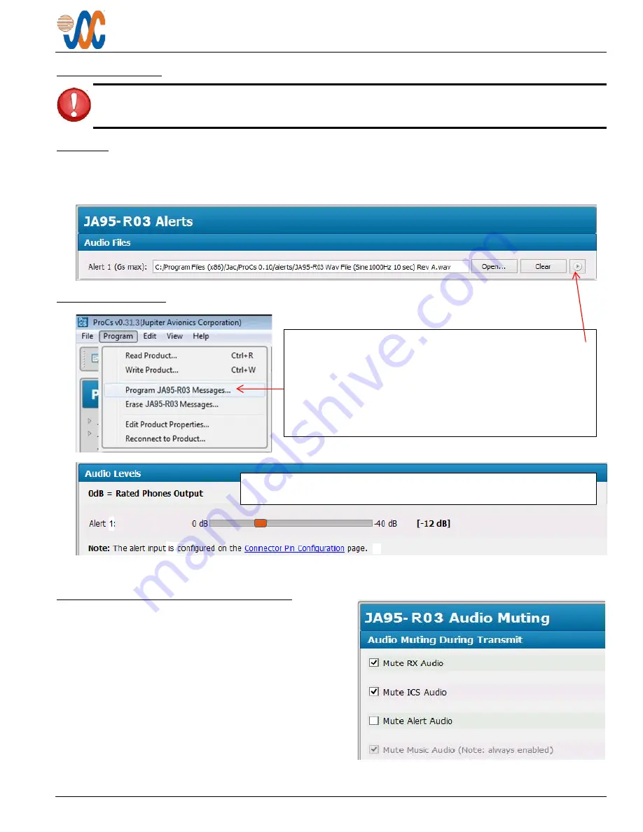 Jupiter Avionics JA95-R03 Installation And Operating Manual Download Page 14