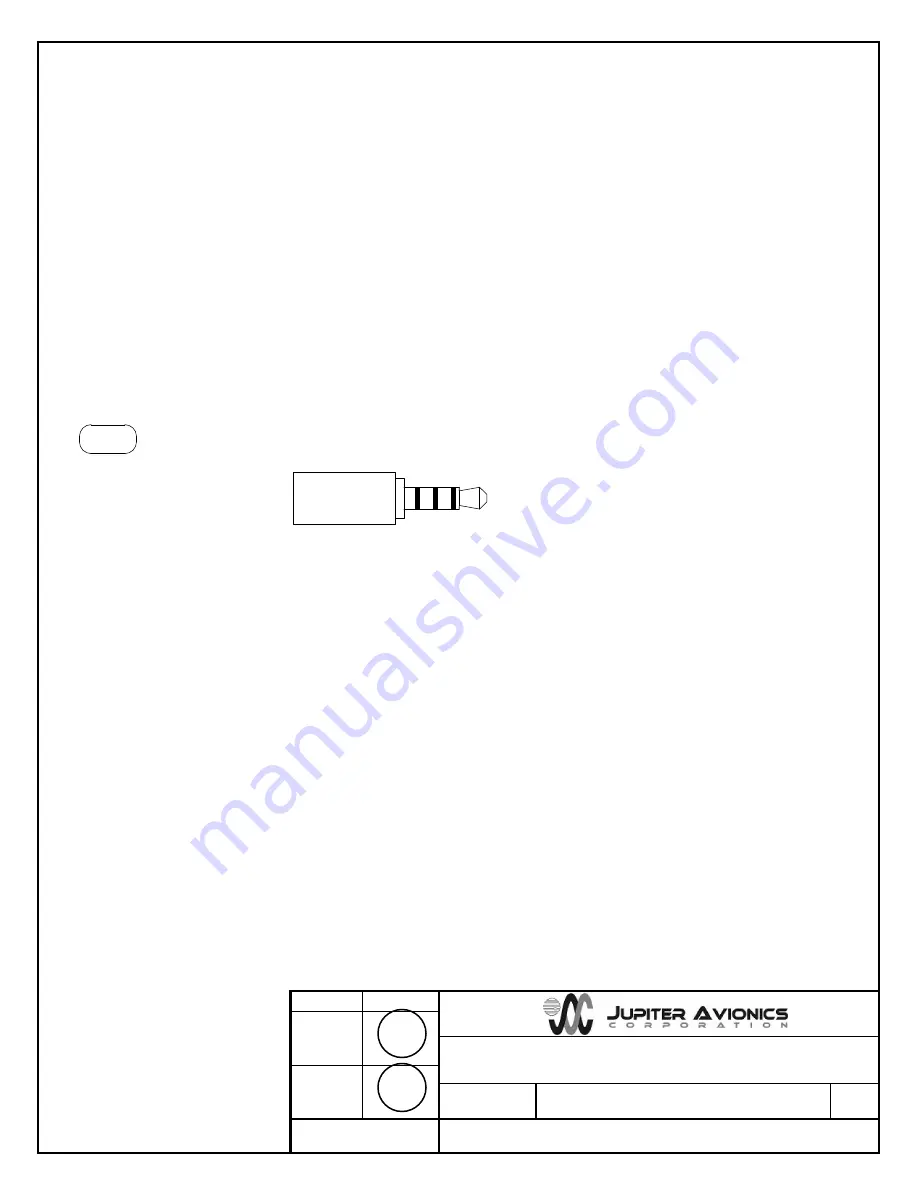 Jupiter Avionics JA95-R03 Installation And Operating Manual Download Page 21