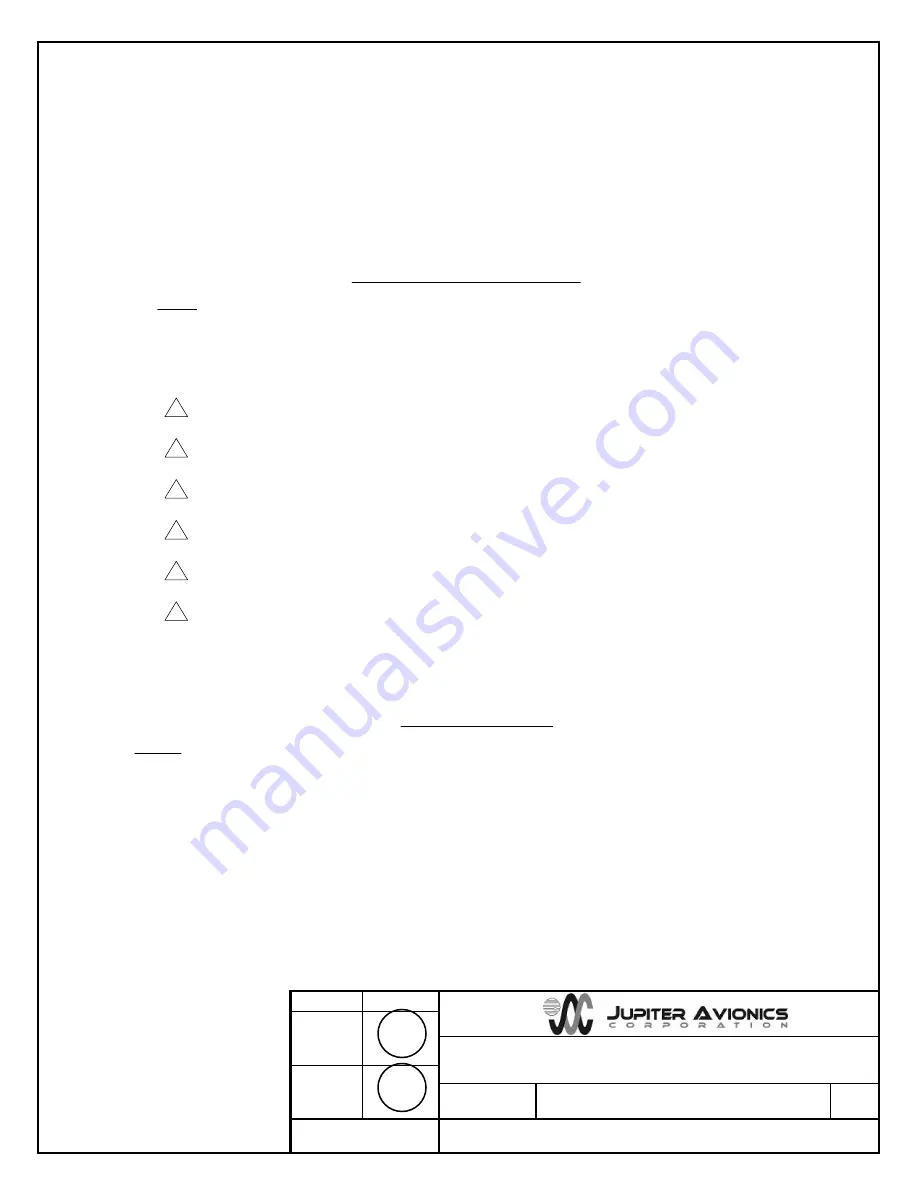 Jupiter Avionics JA98-001 Скачать руководство пользователя страница 27