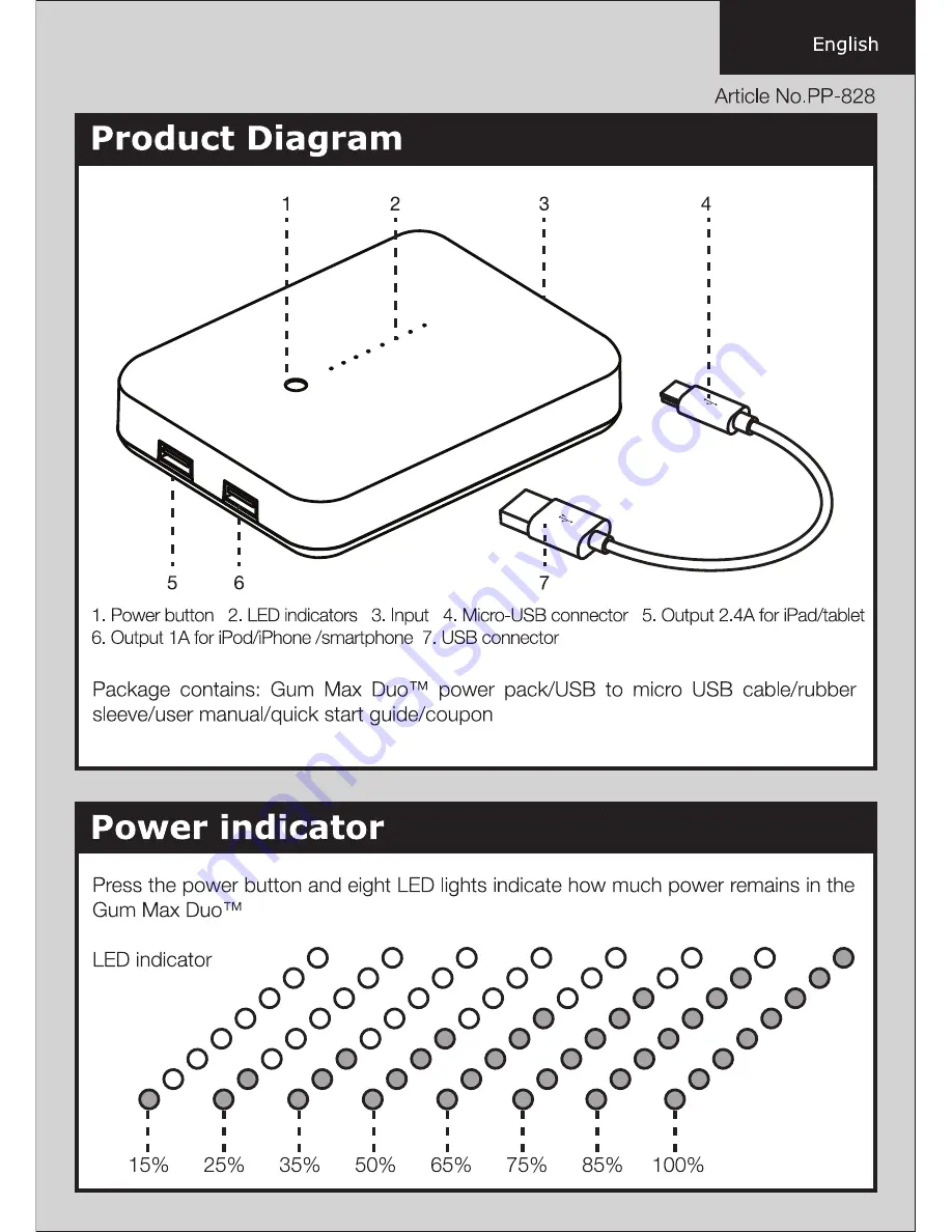 Just Mobile Gum User Manual Download Page 2