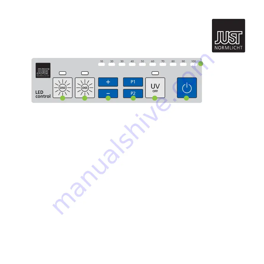 JUST NORMLICHT LED-CONTROL V.2 Operating Instructions Download Page 2