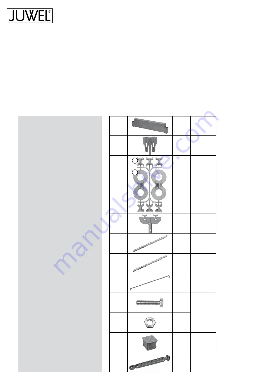 juwel Profiline 20290 Assembly Instructions Download Page 1