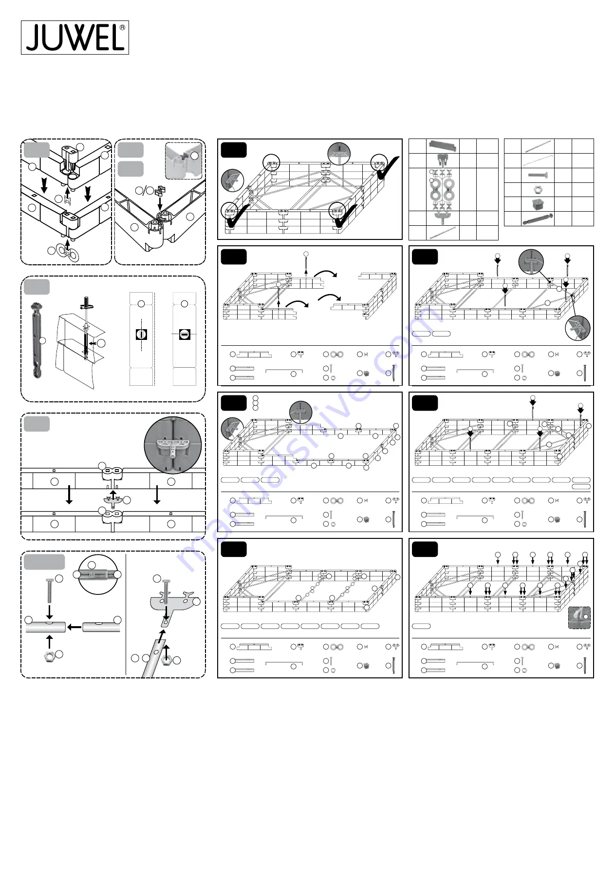 juwel Profiline 20378 Assembly Instructions Download Page 1