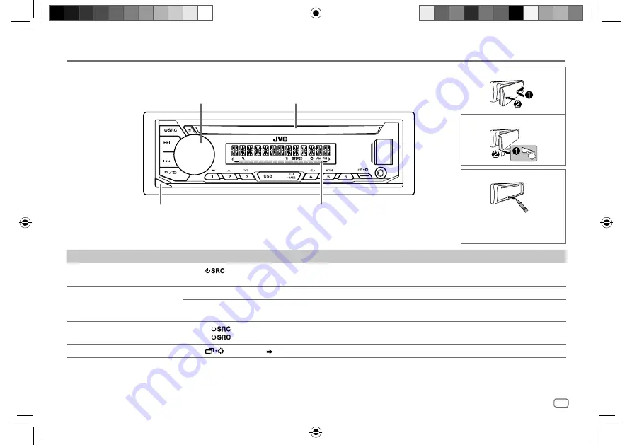 JVC KENWOOD KD-R497 Instruction Manual Download Page 5