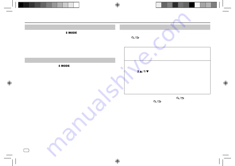 JVC KENWOOD KD-R497 Instruction Manual Download Page 10