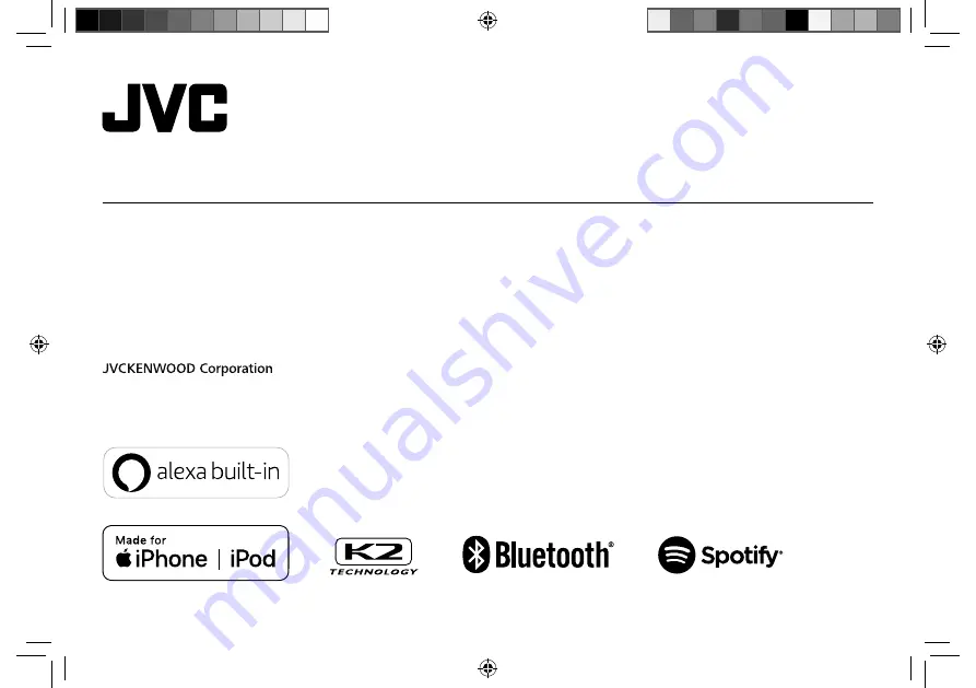 JVC KENWOOD KD-T716BT Instruction Manual Download Page 1