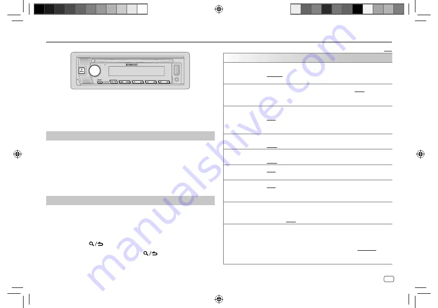 JVC KENWOOD KDC-BT665U Скачать руководство пользователя страница 15