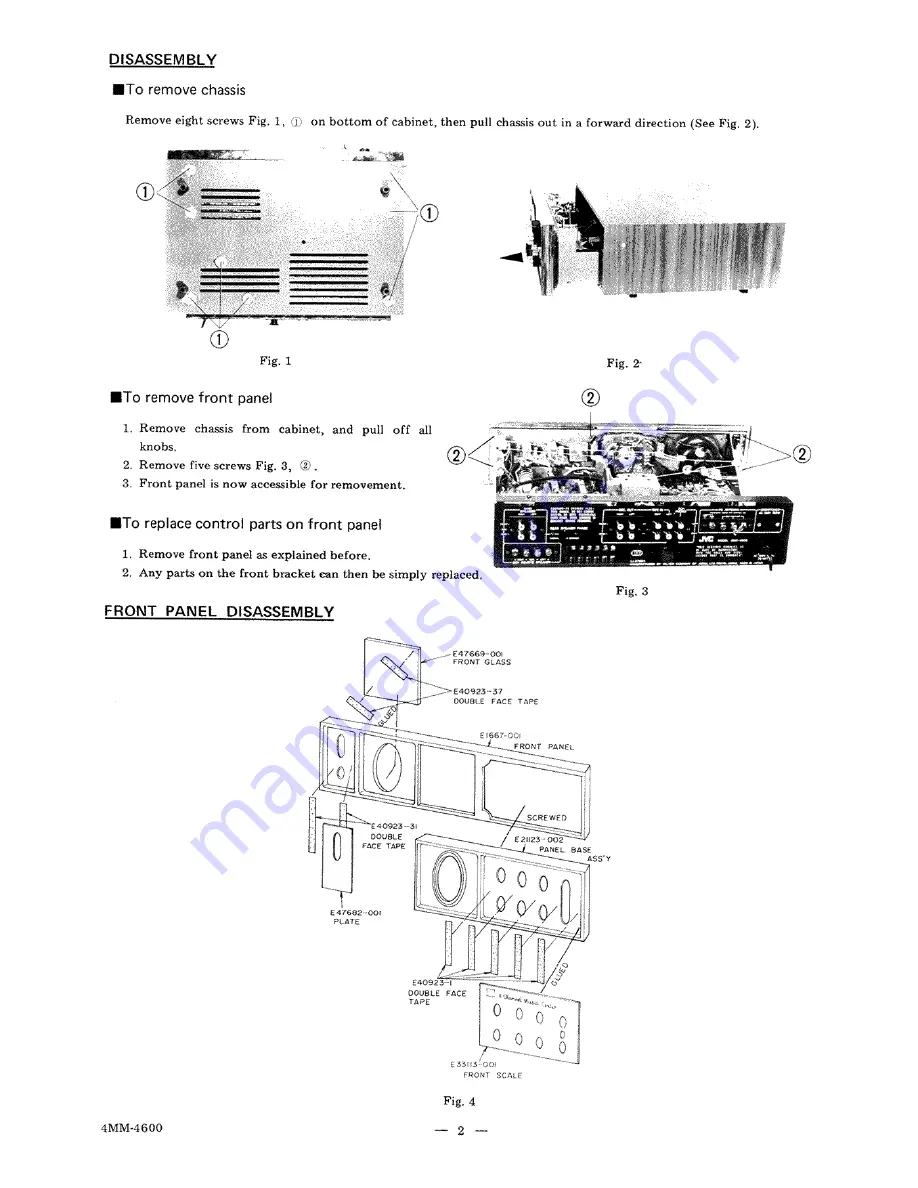 JVC 4MM-4600 Service Manual Download Page 2