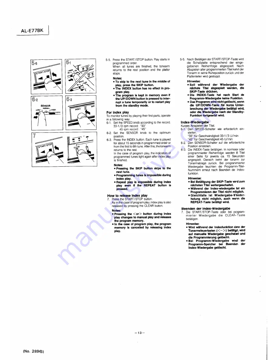 JVC AL-E77BK Service Manual Download Page 17