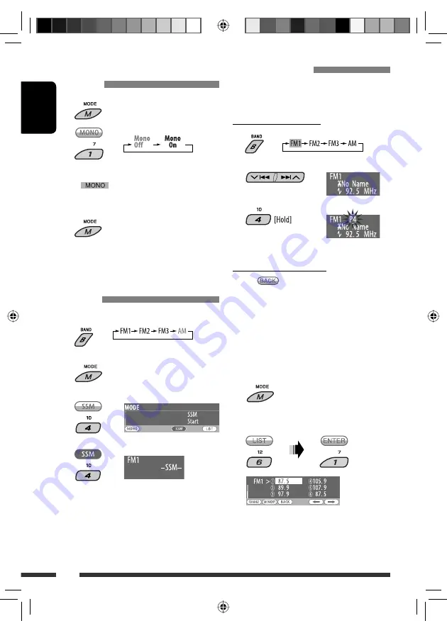 JVC AR780 - KD Radio / CD Instructions Manual Download Page 10