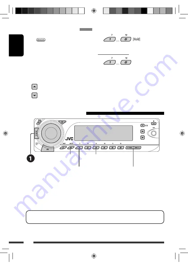 JVC AR780 - KD Radio / CD Instructions Manual Download Page 18