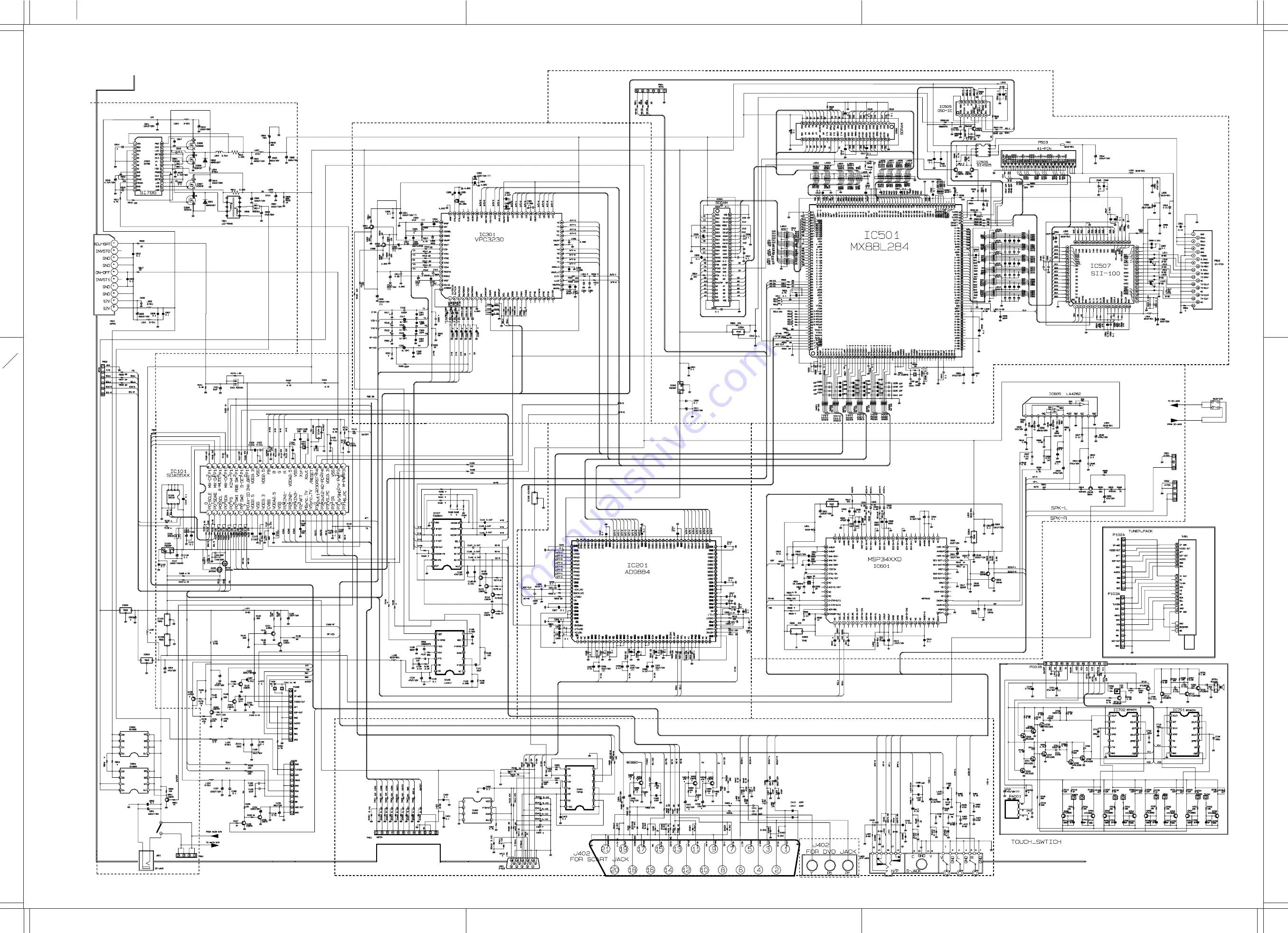 JVC AV-15LCG Service Manual Download Page 45