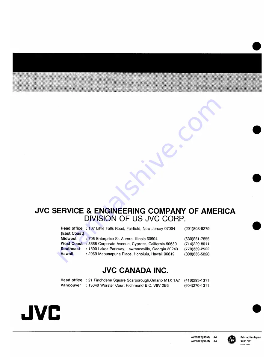 JVC AV-20820 Service Manual Download Page 52