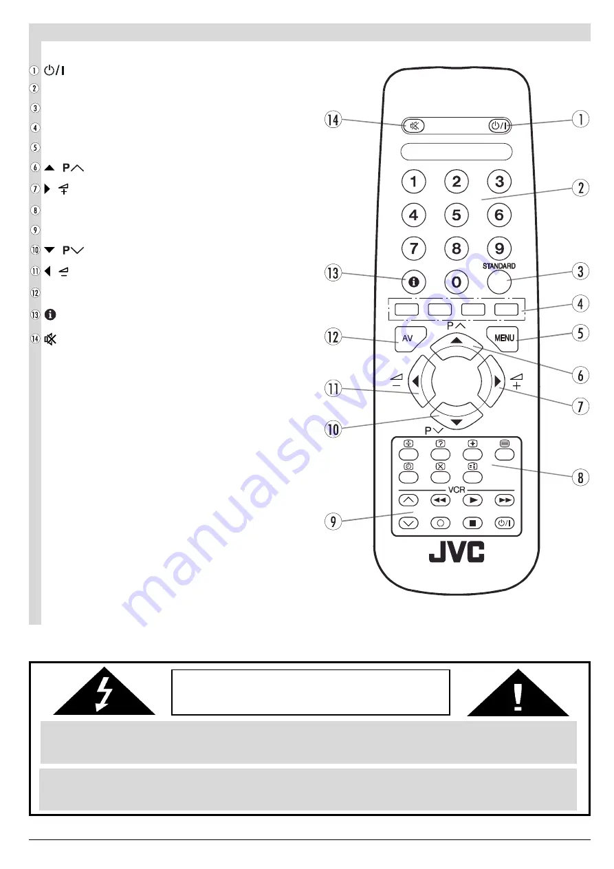 JVC AV-21KT1BEF Instructions Manual Download Page 16