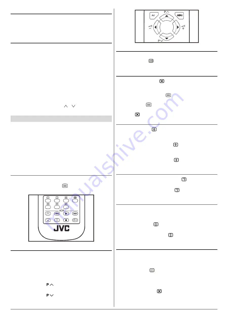 JVC AV-21KT1BEF Instructions Manual Download Page 24