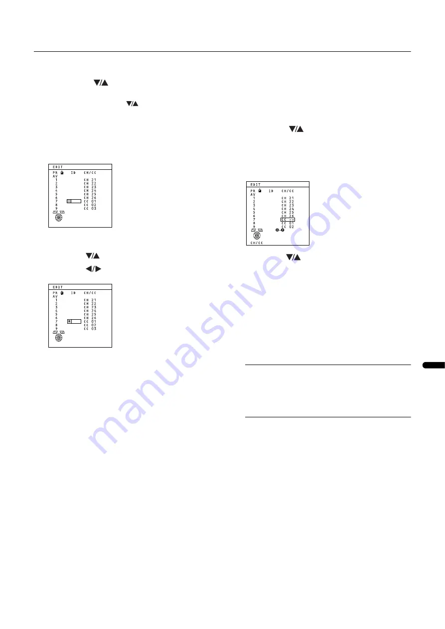 JVC AV-25P9 Instructions Manual Download Page 25