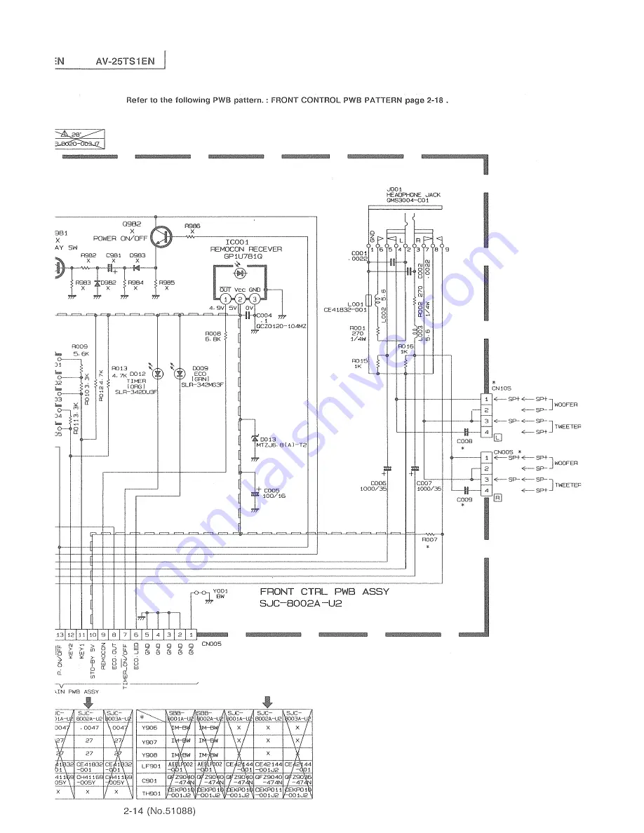 JVC AV-25TS1EN Service Manual Download Page 50