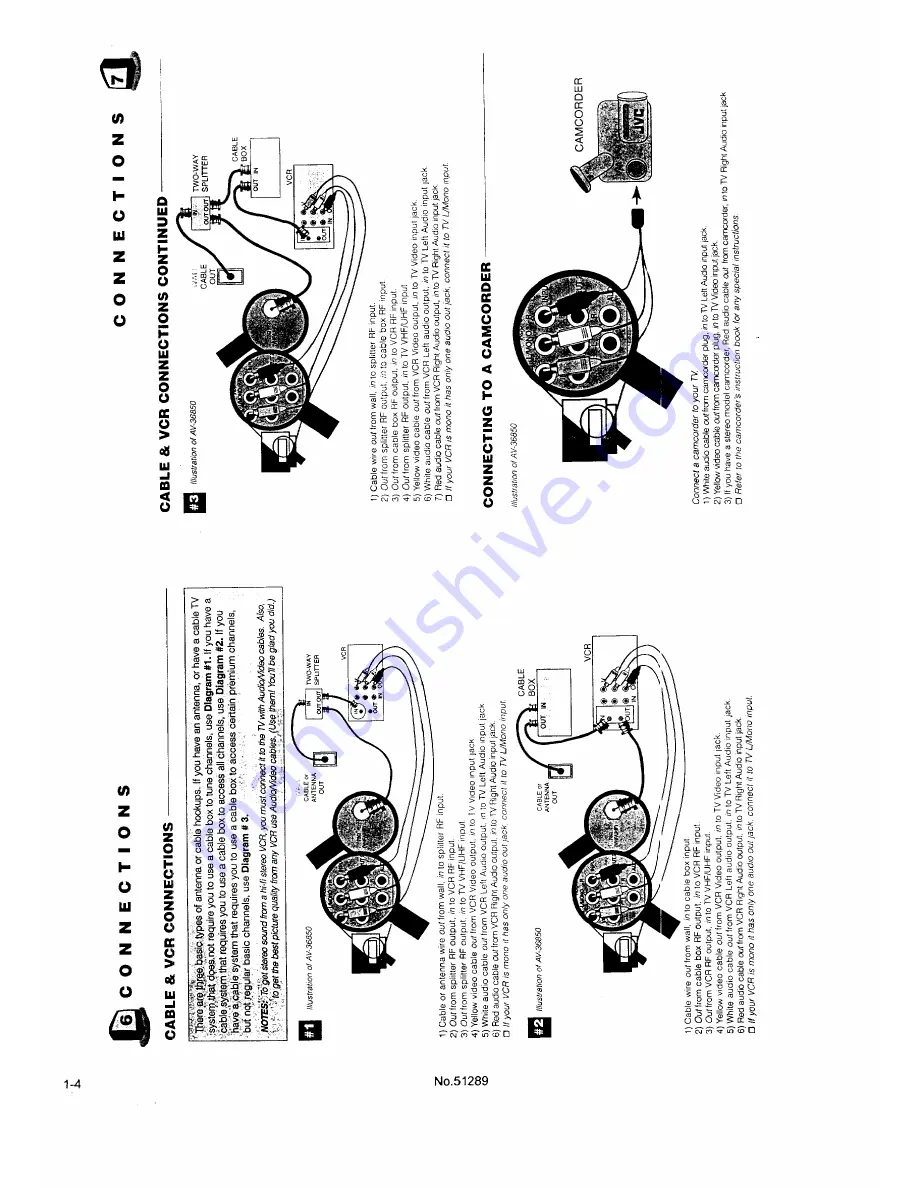 JVC AV-27850 User Manual Download Page 4