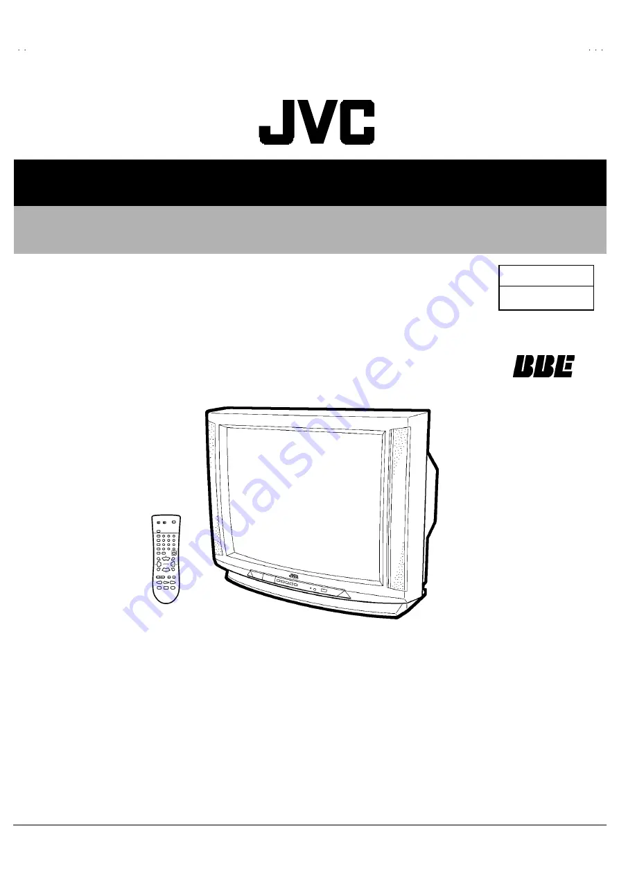 JVC AV-27D203/R Service Manual Download Page 2