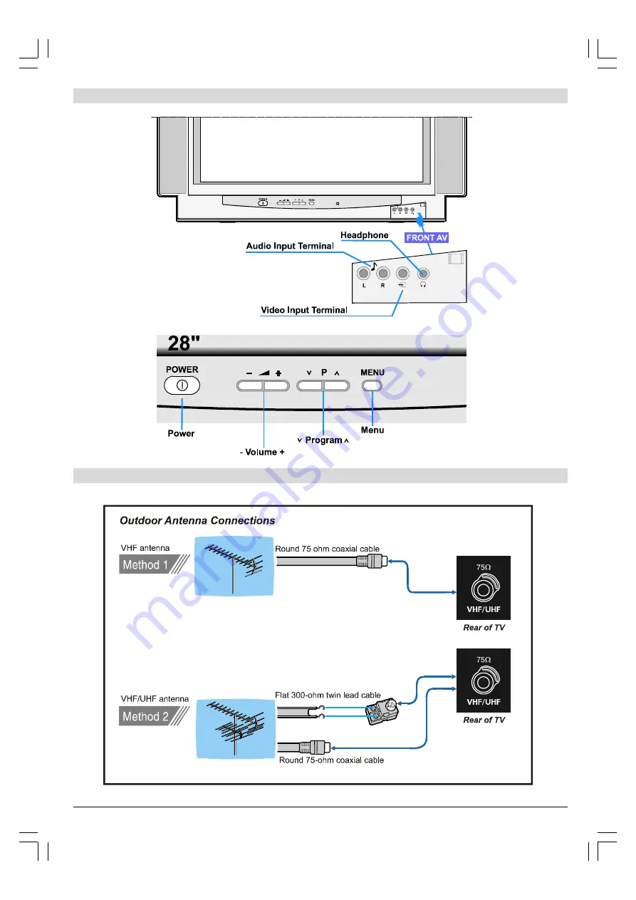 JVC AV-28BH8EEB Instructions Manual Download Page 4