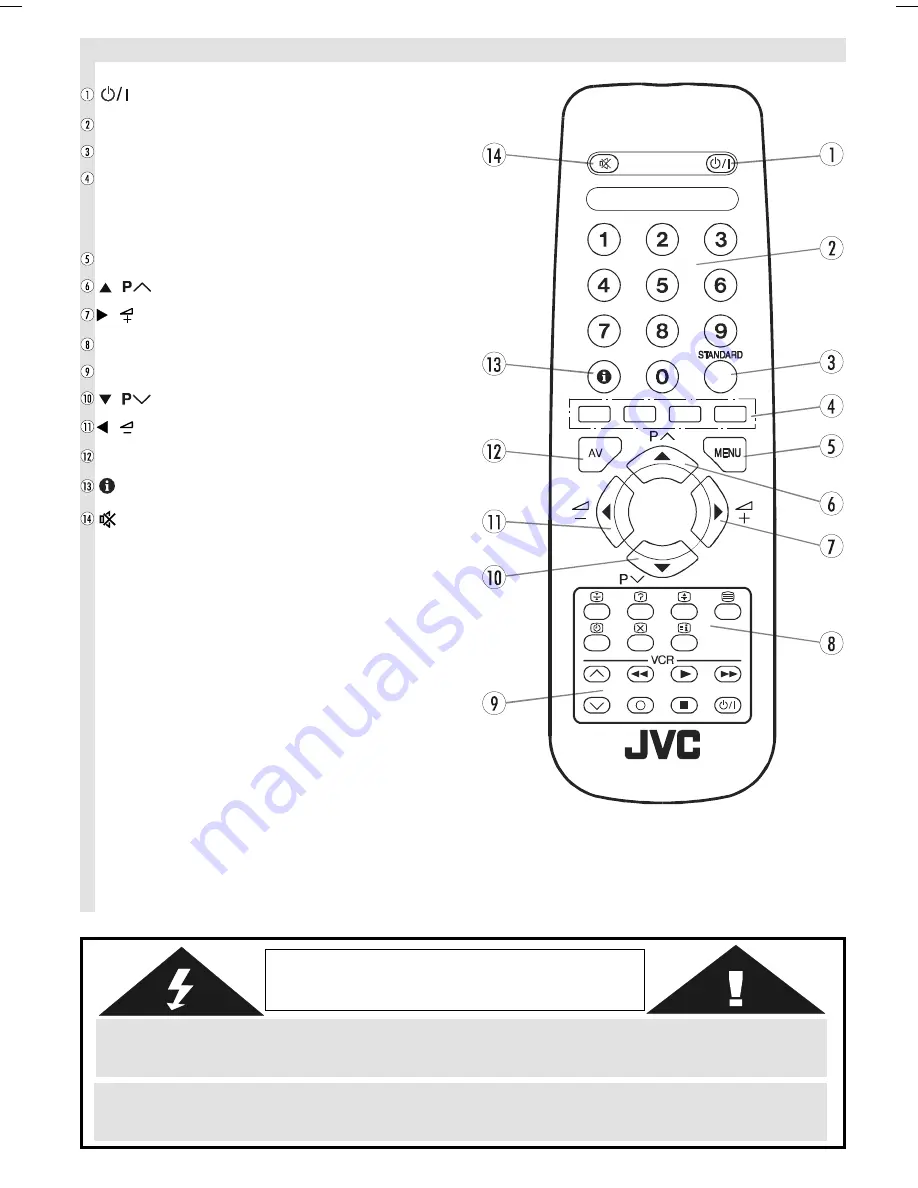 JVC AV-28RT4BU Скачать руководство пользователя страница 3