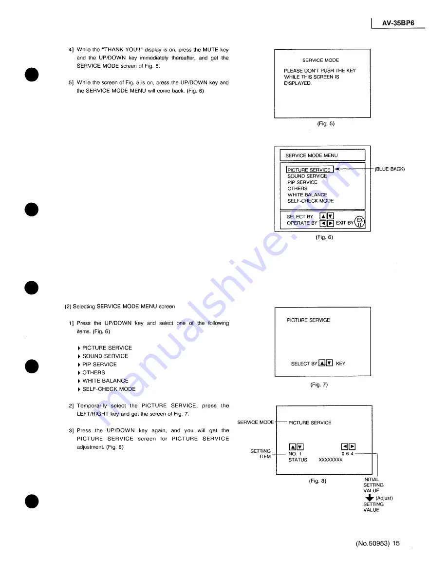 JVC AV-35BP6 Service Manual Download Page 15