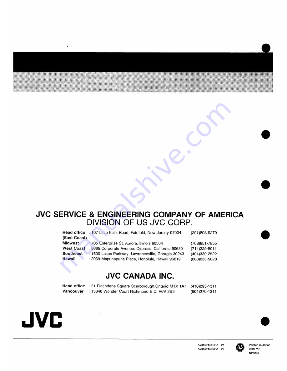 JVC AV-35BP6 Service Manual Download Page 70